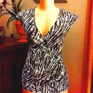 Michael Kors zebra print top